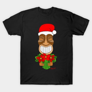 Poinsettia Tiki T-Shirt